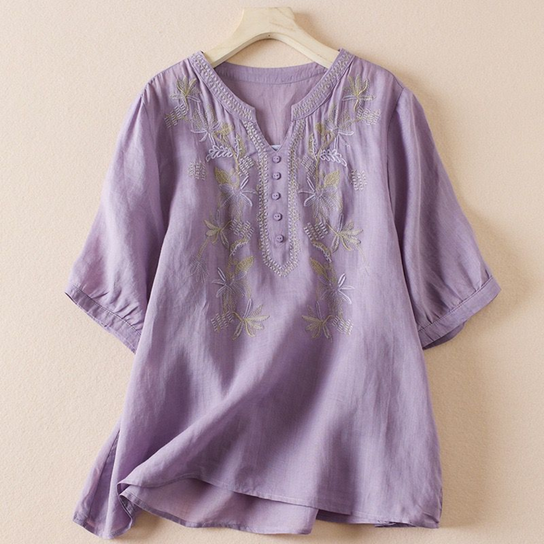 Pure Cotton Embroidered Comfortable Top