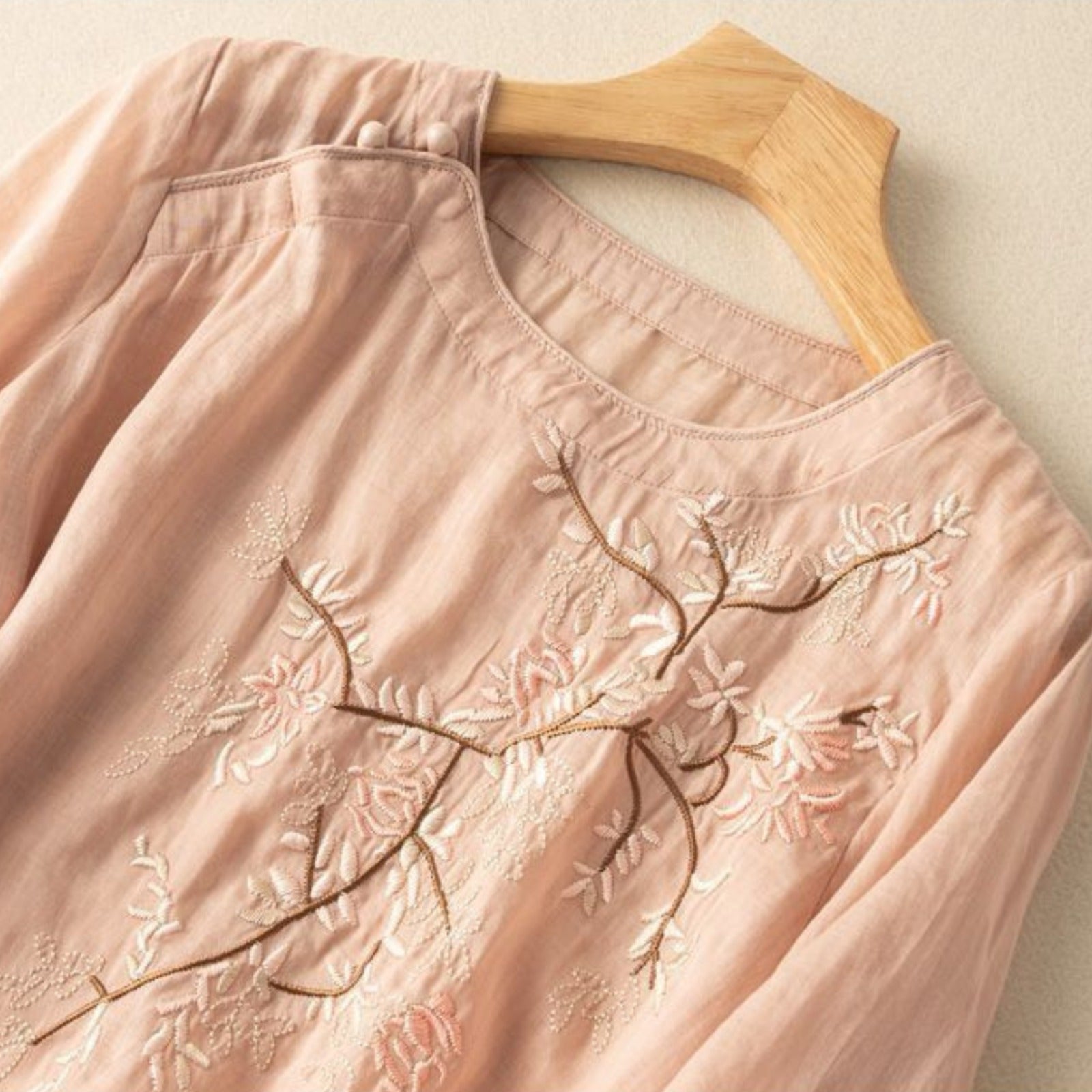 Pure Cotton Embroidered Womens Top