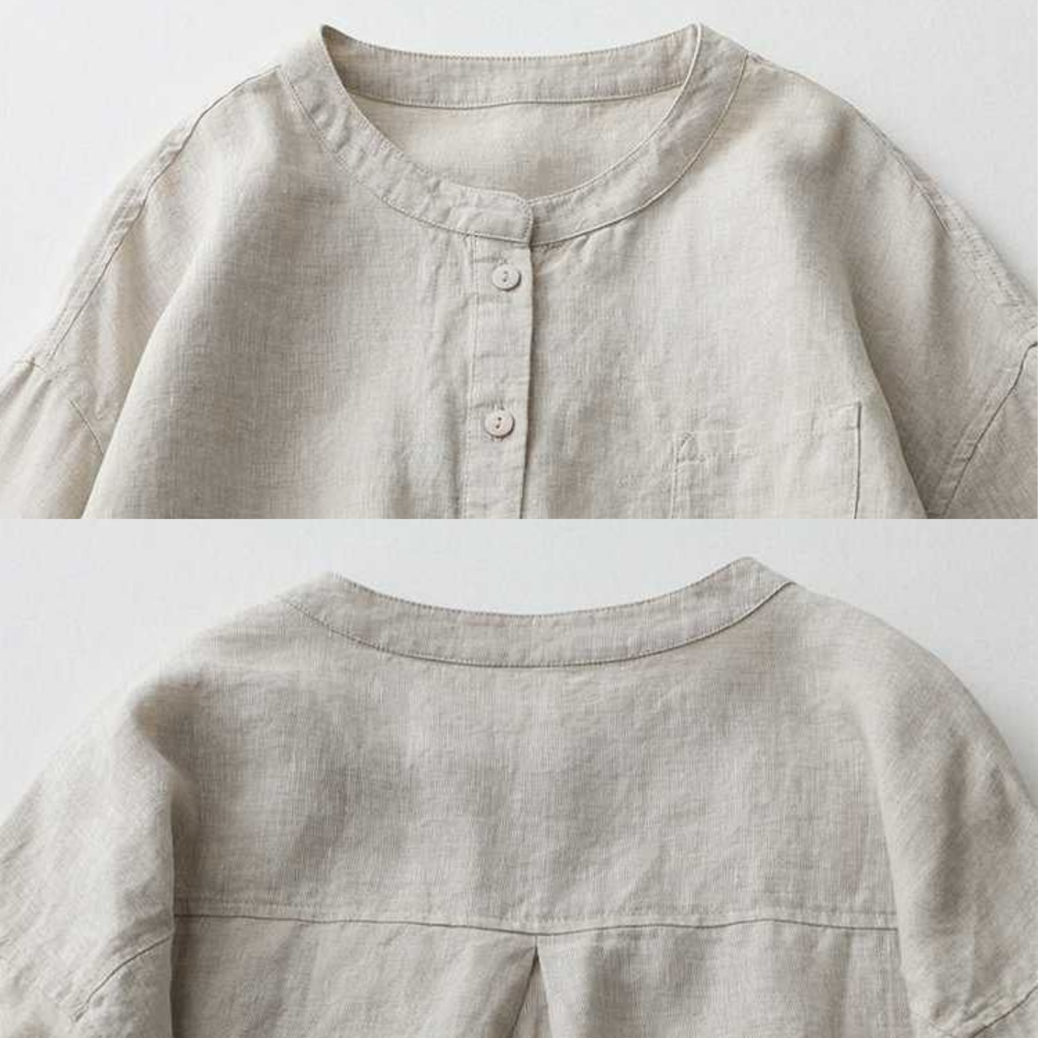 Classic Pure Cotton Plain Shirt With Pocket