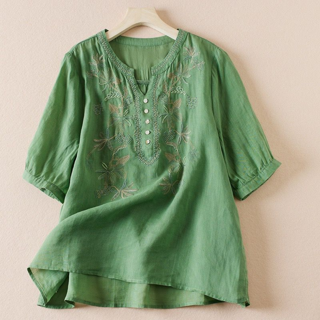 Pure Cotton Embroidered Comfortable Top