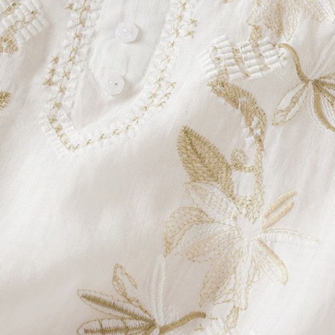 Pure Cotton Embroidered Comfortable Top
