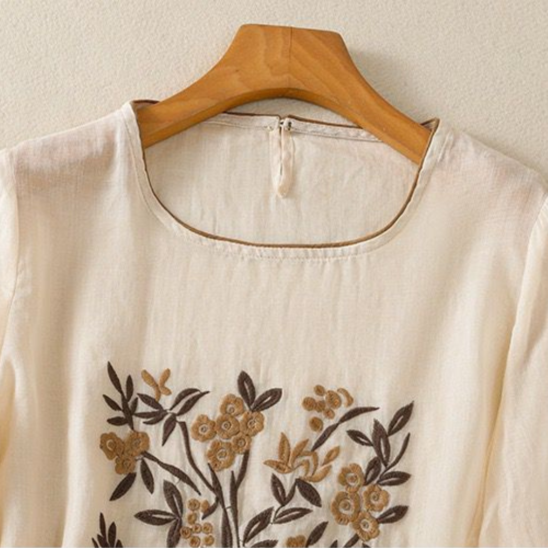 Pure Cotton Embroidered Comfortable Top
