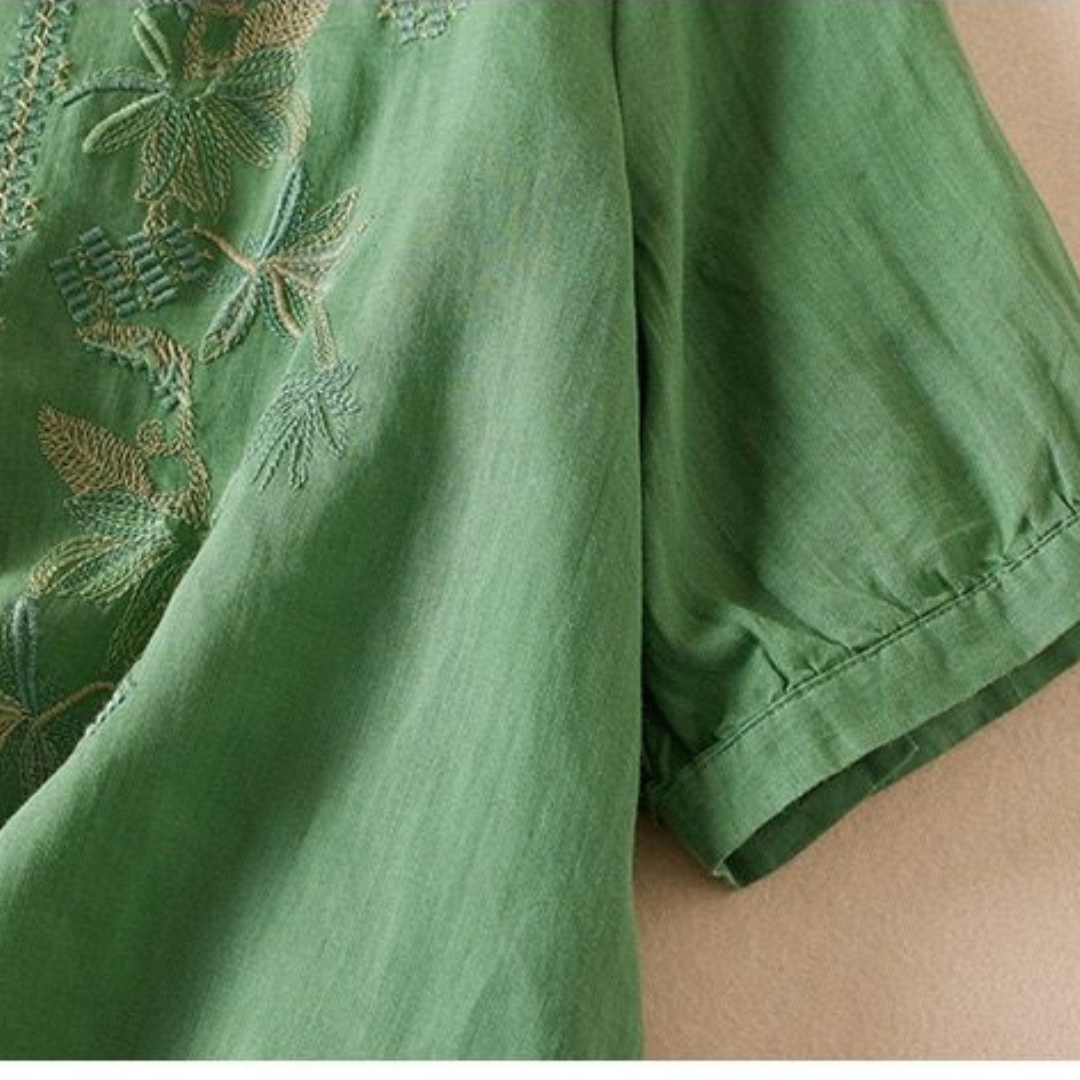 Pure Cotton Embroidered Comfortable Top